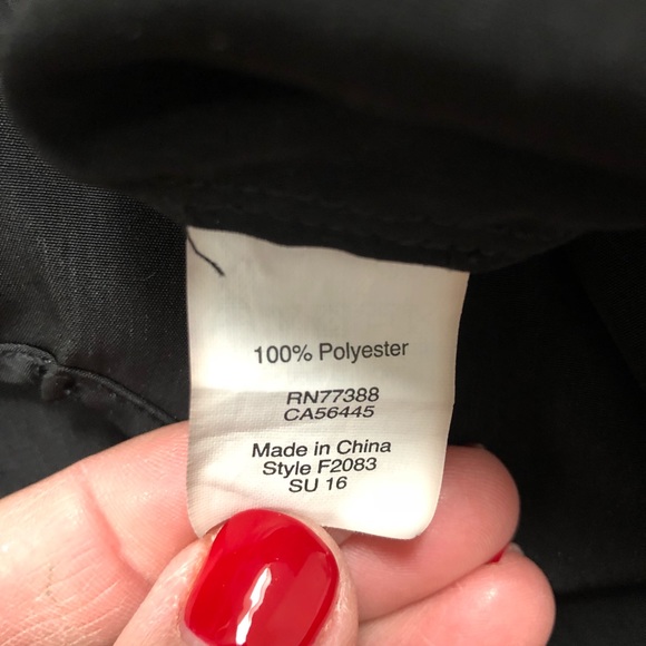 J-Crew Black romper with tie waist - Picture 8 of 8